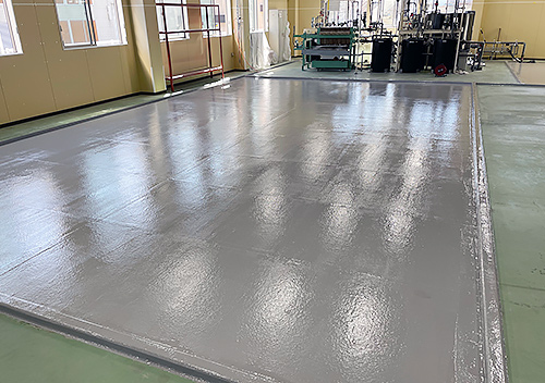 薬品槽ライニング防食工事